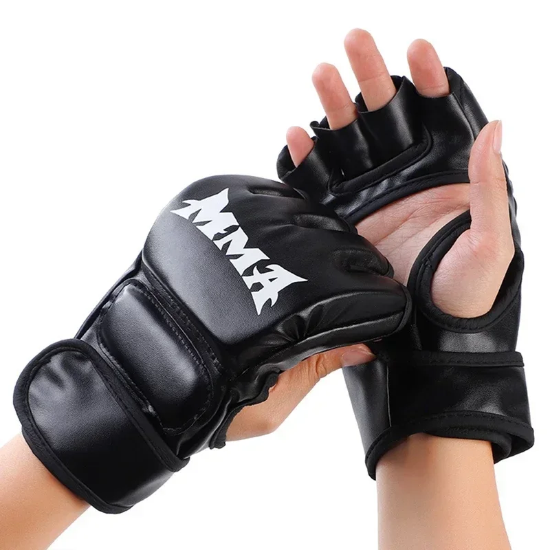 Motorcycle Glove Knuckle - Professional Boxing Training Gloves Half Finger