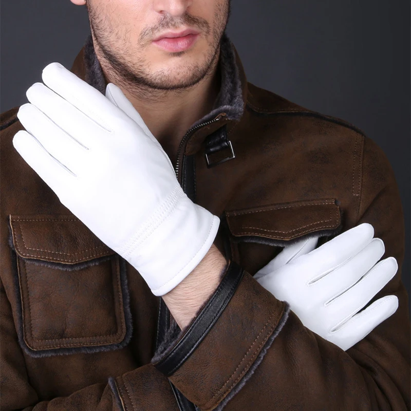 2025 Winter Genuine Leather Wh - đánh giá và giá Leather Driving Glove