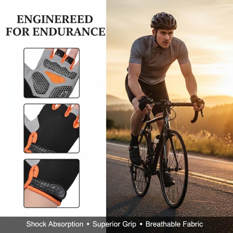 Fingerless Cycling Gloves Anti - đánh giá và giá Fingerless Glove Knit