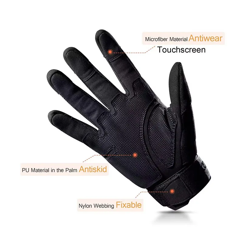 Men's Full Finger Tactical Glo - đánh giá và giá Motorcycle Glove Knuckle