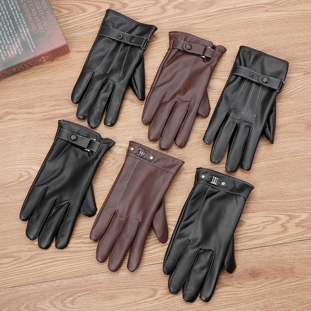 Men's Fleece Thermal Leather G - đánh giá và giá Leather Driving Glove