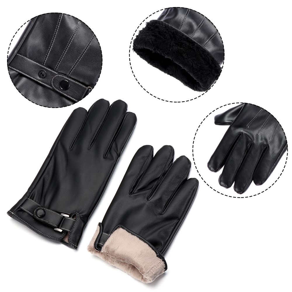 Men's Fleece Thermal Leather G - đánh giá và giá Leather Driving Glove