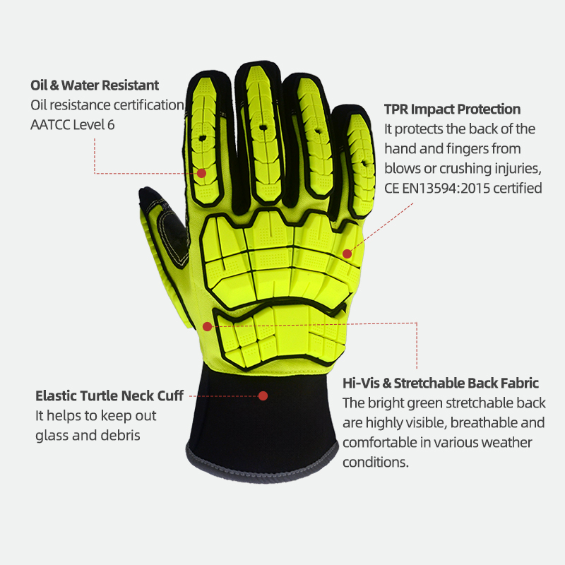 XYEHS ANSI CUT A5 Rescue Extri - đánh giá và giá Work Glove Impact