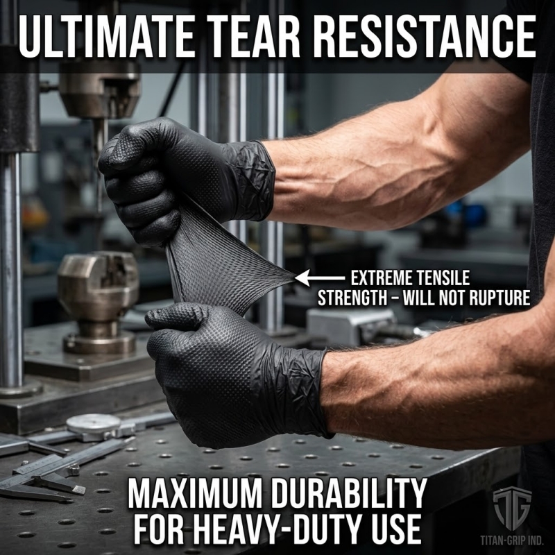 Heavy Duty Black Industrial Ni - đánh giá và giá Nitrile Mechanic Glove