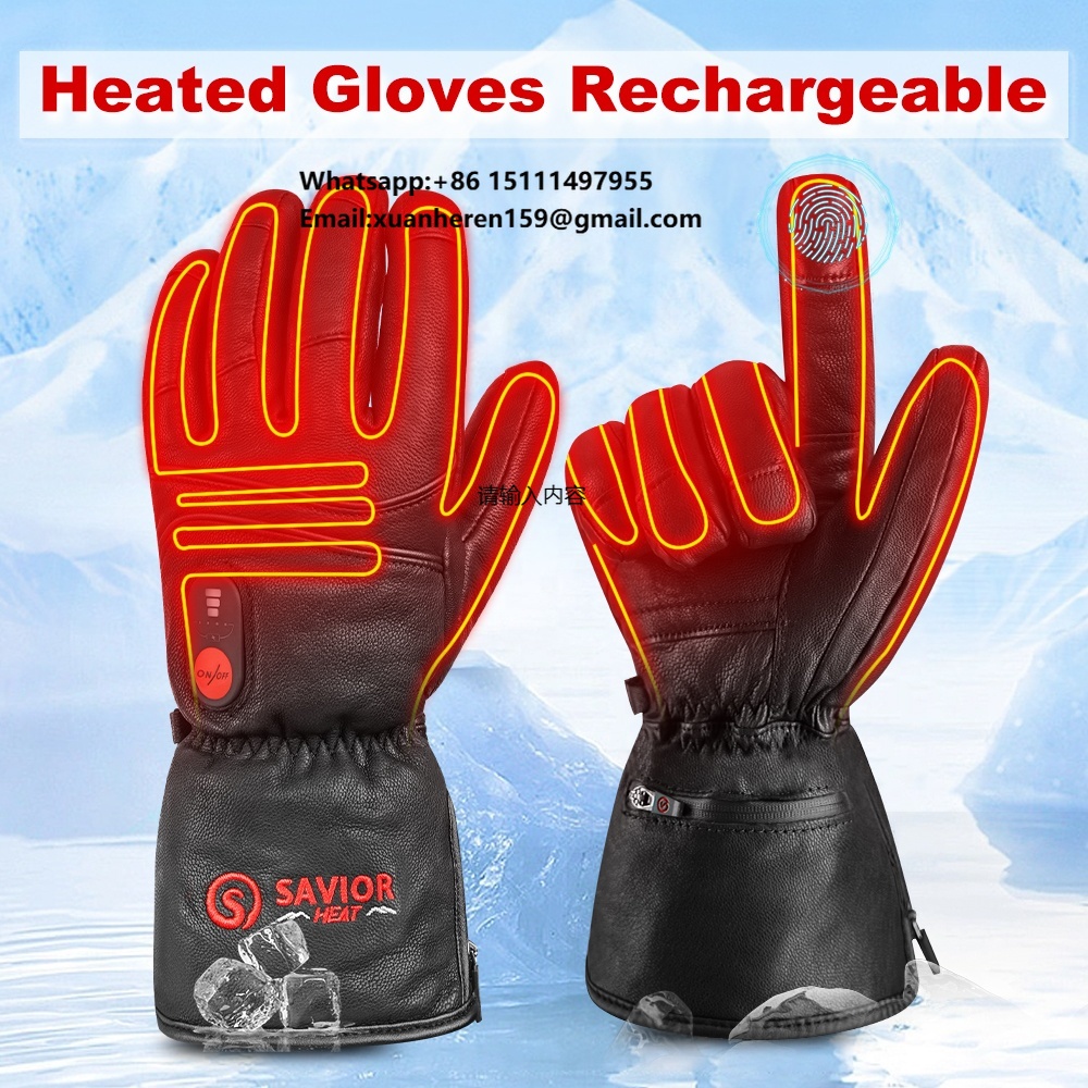 Heated Leather Gloves Men Wome - đánh giá và giá Ski Glove Waterproof