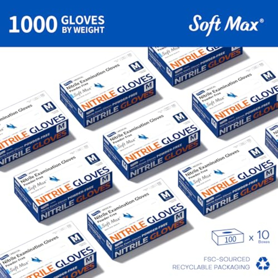 Medical Soft Max™ Nitrile Exam - đánh giá và giá Exam Glove Nitrile