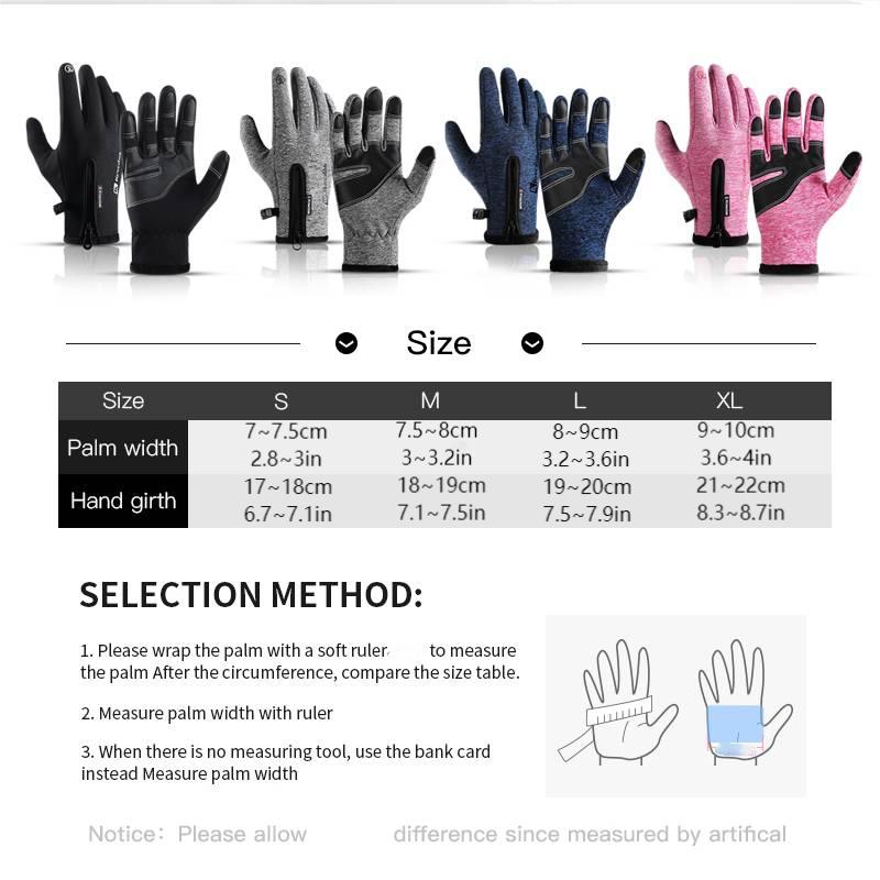 Zipper Winter Gloves for Men W - đánh giá và giá Gardening Glove Waterproof