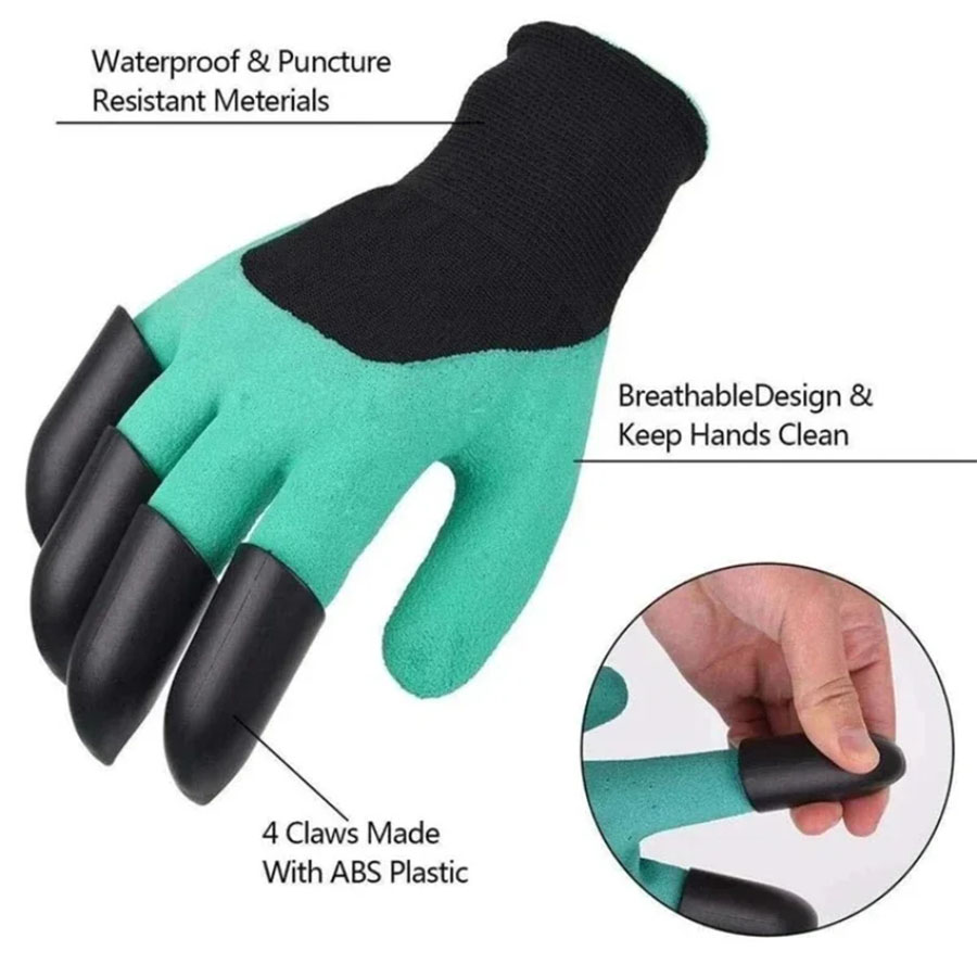 1Pair Gardening Gloves with Cl - đánh giá và giá Gardening Glove Waterproof