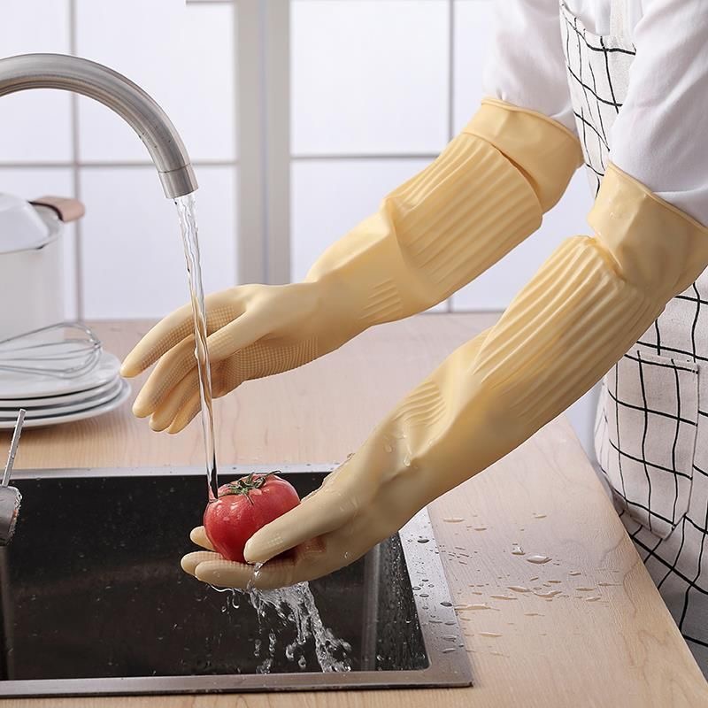 Long Reusable Rubber Dishwashi - đánh giá và giá Dish Glove Rubber