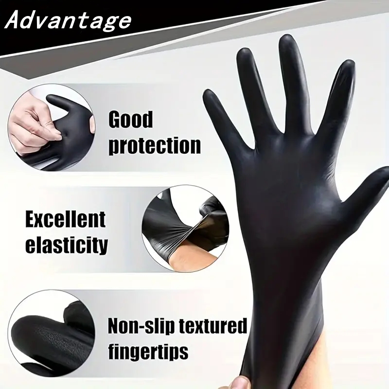 20PCS Black Disposable Nitrile - đánh giá và giá Latex Disposable Glove