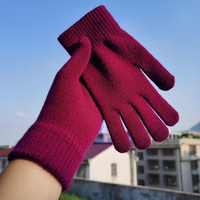Men's and Women's Knitted Wool - đánh giá và giá Wool Glove Lined