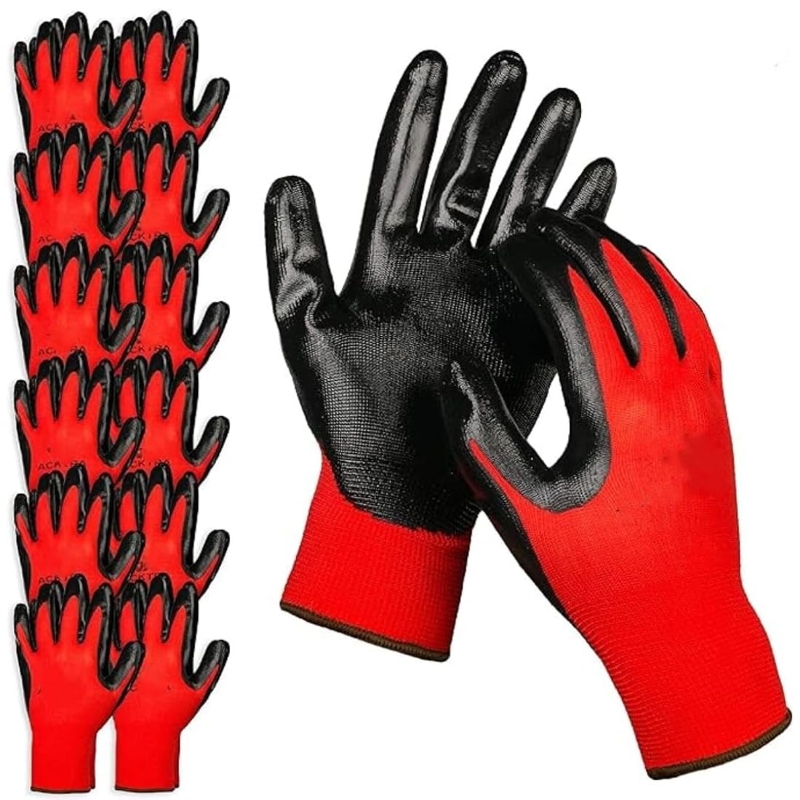4/20PCS Nitrile Coated Safety  - đánh giá và giá Nitrile Mechanic Glove