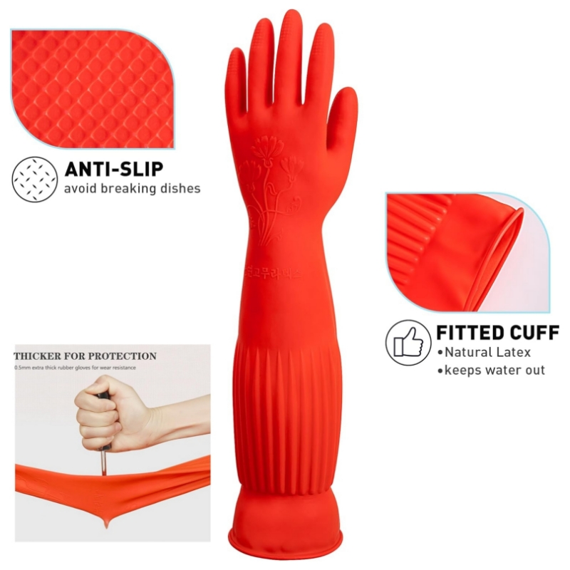 45CM Extra-Long Rubber Cleanin - đánh giá và giá Dish Glove Rubber