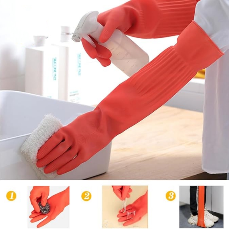 45CM Extra-Long Rubber Cleanin - đánh giá và giá Dish Glove Rubber