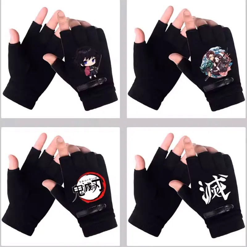 Anime Demon Slayer Student Hal - đánh giá và giá Fingerless Glove Knit