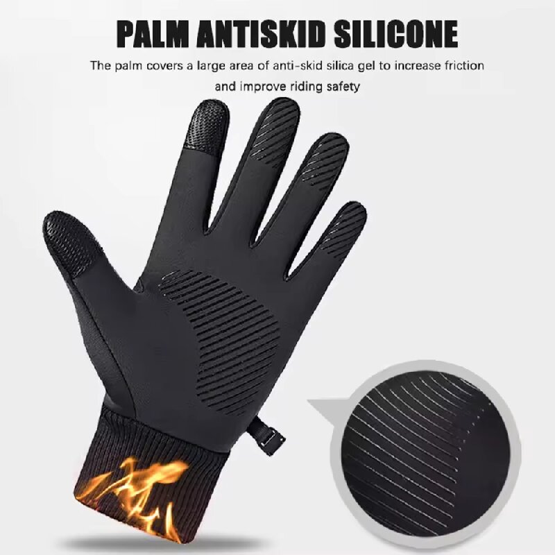 Black Winter Warm Full Fingers - đánh giá và giá Ski Glove Waterproof
