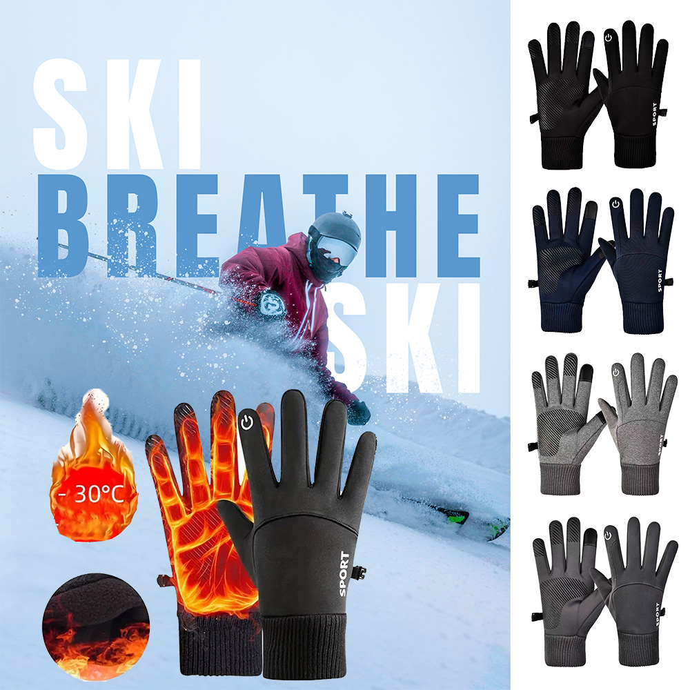 Winter Cycling Gloves Windproo - đánh giá và giá Ski Glove Waterproof