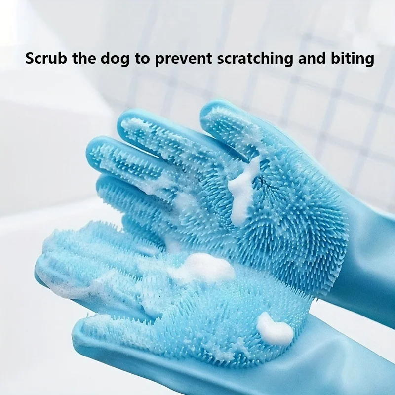 Multifunctional Silicone Pet G - đánh giá và giá Rubber Glove Cleaning