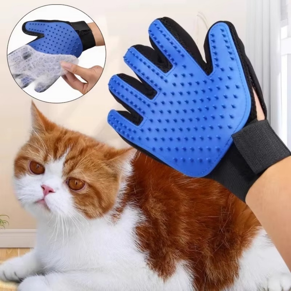 Pet Cat Dog Grooming Gloves Ca - đánh giá và giá Rubber Glove Cleaning