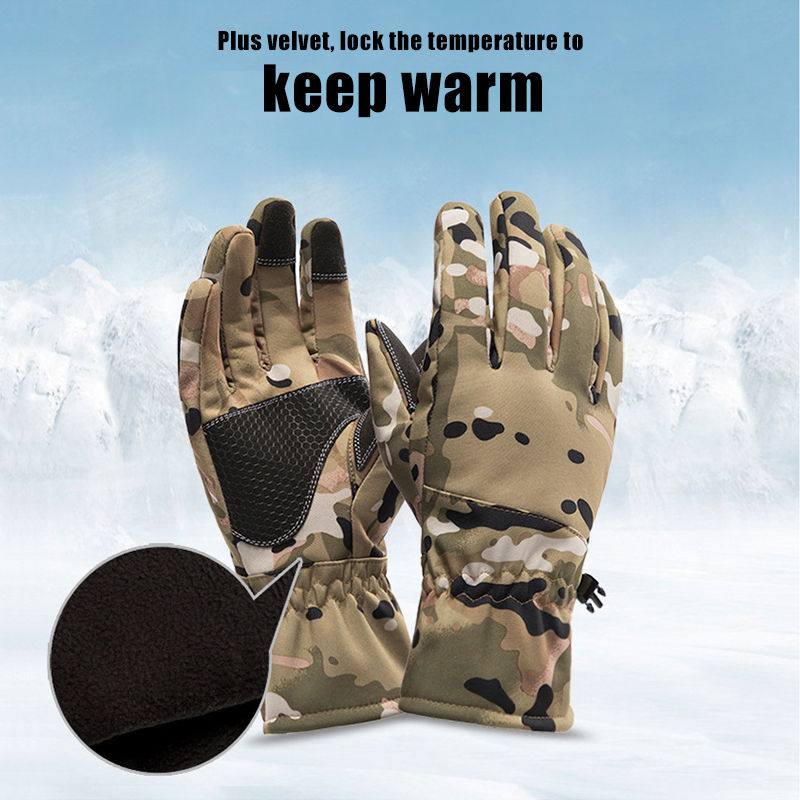 Tactics Outdoors Camouflage Hu - đánh giá và giá Ski Glove Waterproof