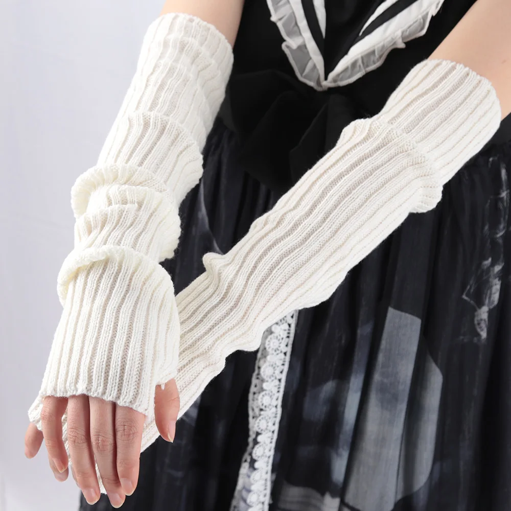 2025 New 52cm Women Knit Arm S - đánh giá và giá Fingerless Glove Knit