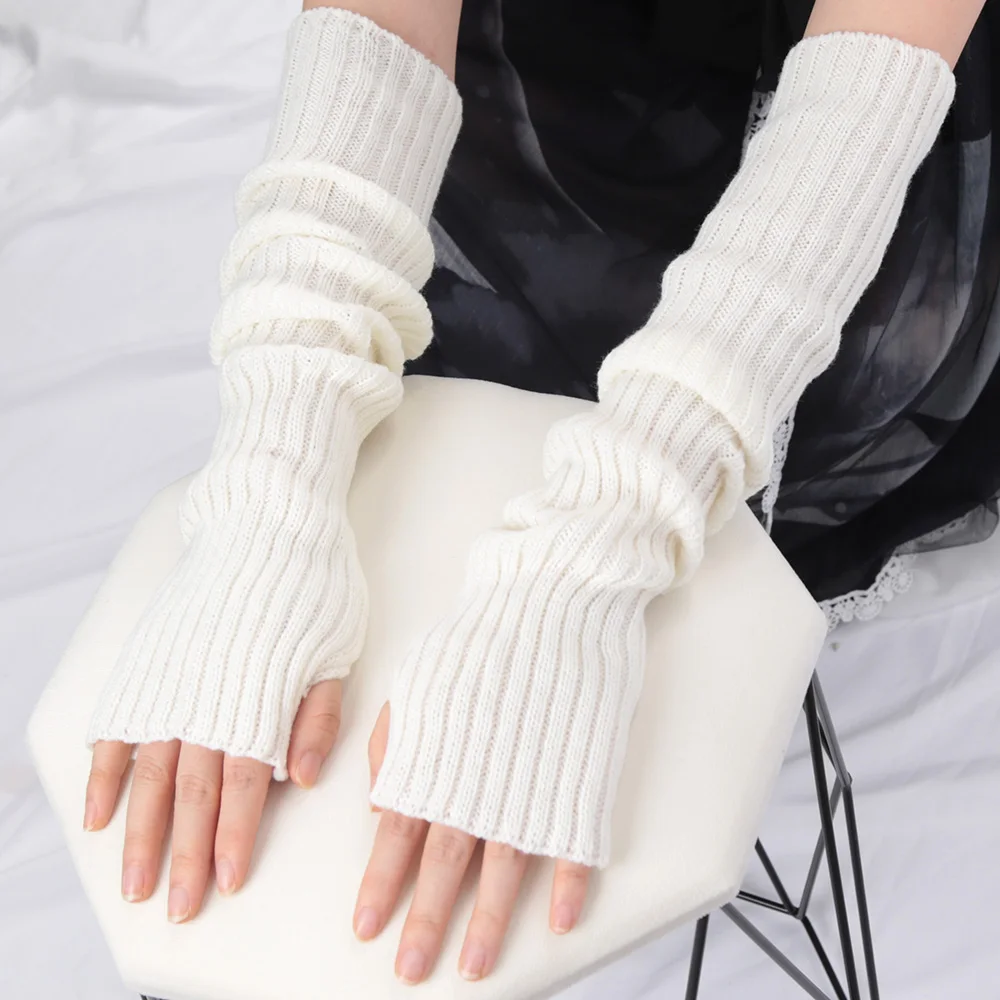 2025 New 52cm Women Knit Arm S - đánh giá và giá Fingerless Glove Knit