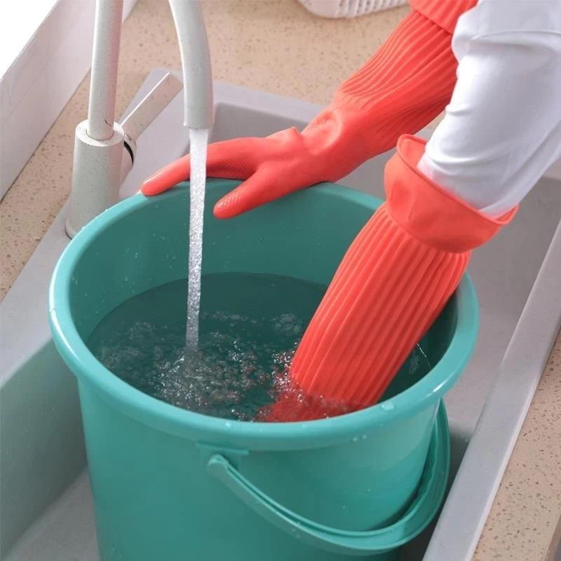 Long Reusable Rubber Dishwashi - đánh giá và giá Rubber Glove Cleaning
