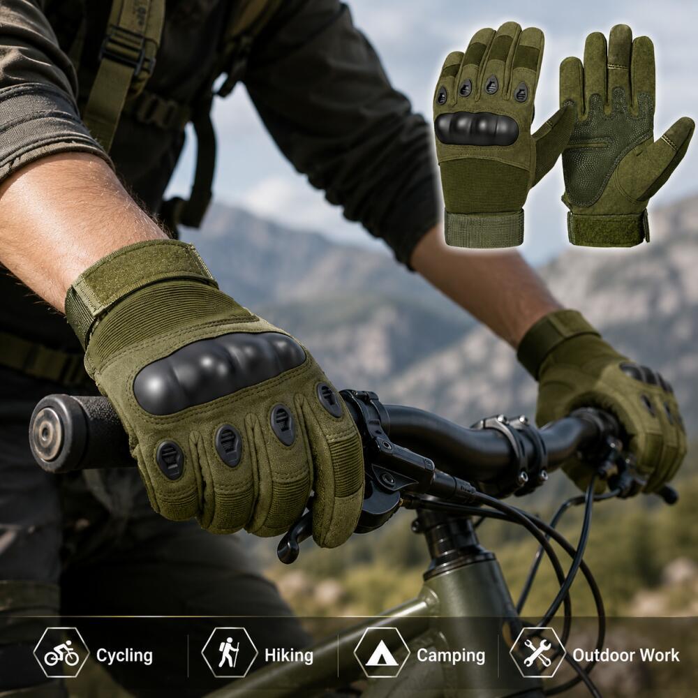 Full Finger Tactical Gloves wi - đánh giá và giá Motorcycle Glove Knuckle