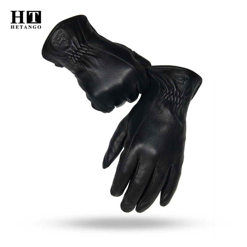  Winter Men's Black Buckskin  - đánh giá và giá Wool Glove Lined