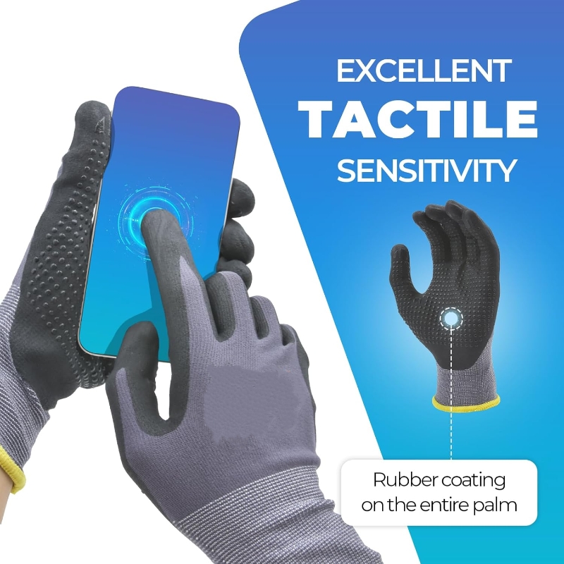 Micro-Foam Nitrile Coated Safe - đánh giá và giá Nitrile Mechanic Glove